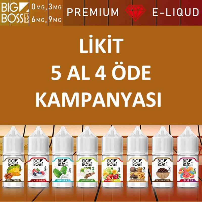 Big Boss Likit Kampanyası 5 al 4 öde