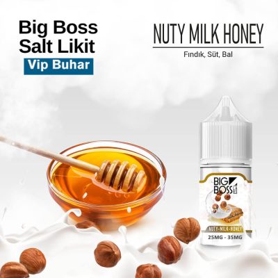 Big Boss Nuty Milk Honey Salt Likit