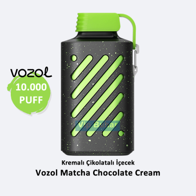 Vozol Matcha Chocolate Cream, Vozol 10000, Vozol 10000 Puff, Vozol 10K
