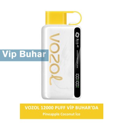 vozol 12000 pineapple coconut ice, vozol puff elektronik sigara fiyatları, vozol 12k