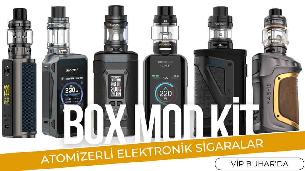 Hangi Elektronik Sigarayı Almalıyım? En İyi Elektronik Sigara Seçme Rehberi 2 Elektronik Sigara Mod Kit E Sigara Box MOD Kit Vip Buharda