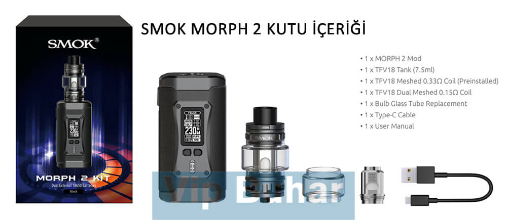 Smok Morph 2 Kutu İçeriği