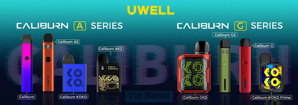 Hangi Elektronik Sigarayı Almalıyım? En İyi Elektronik Sigara Seçme Rehberi 5 Uwell Caliburn Pod Serisi