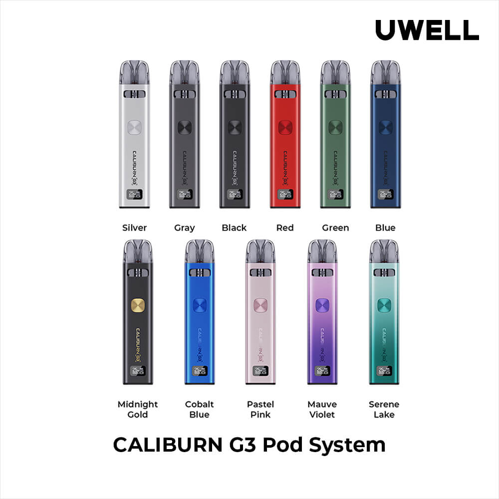 uwell caliburn G3 tüm renkler