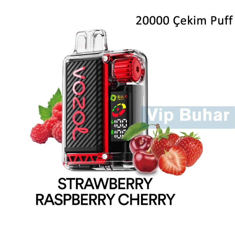 Vozol Strawberry Raspberry Cherry, Vozol 20k Puff, Vozol Vista