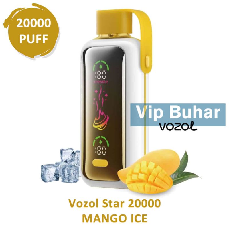 Vozol Star 20000 Mango Ice Puff Elektronik Sigara