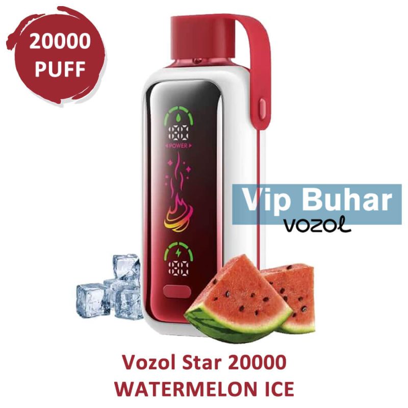 Vozol Star 20000 Watermelon Ice Puff Elektronik Sigara